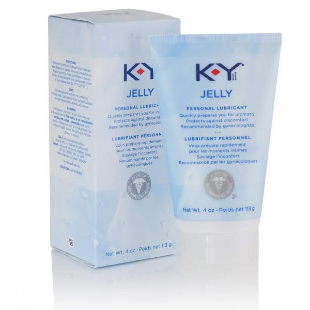 K-Y Jelly 4oz Tube Personal Water Based Lubricant