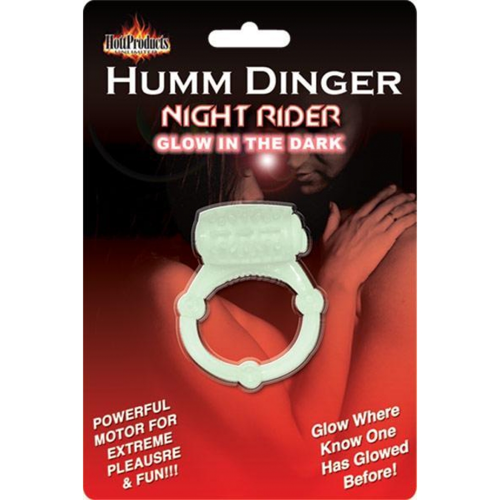 Humm Dinger Dual Vibrating Cockring (glow)