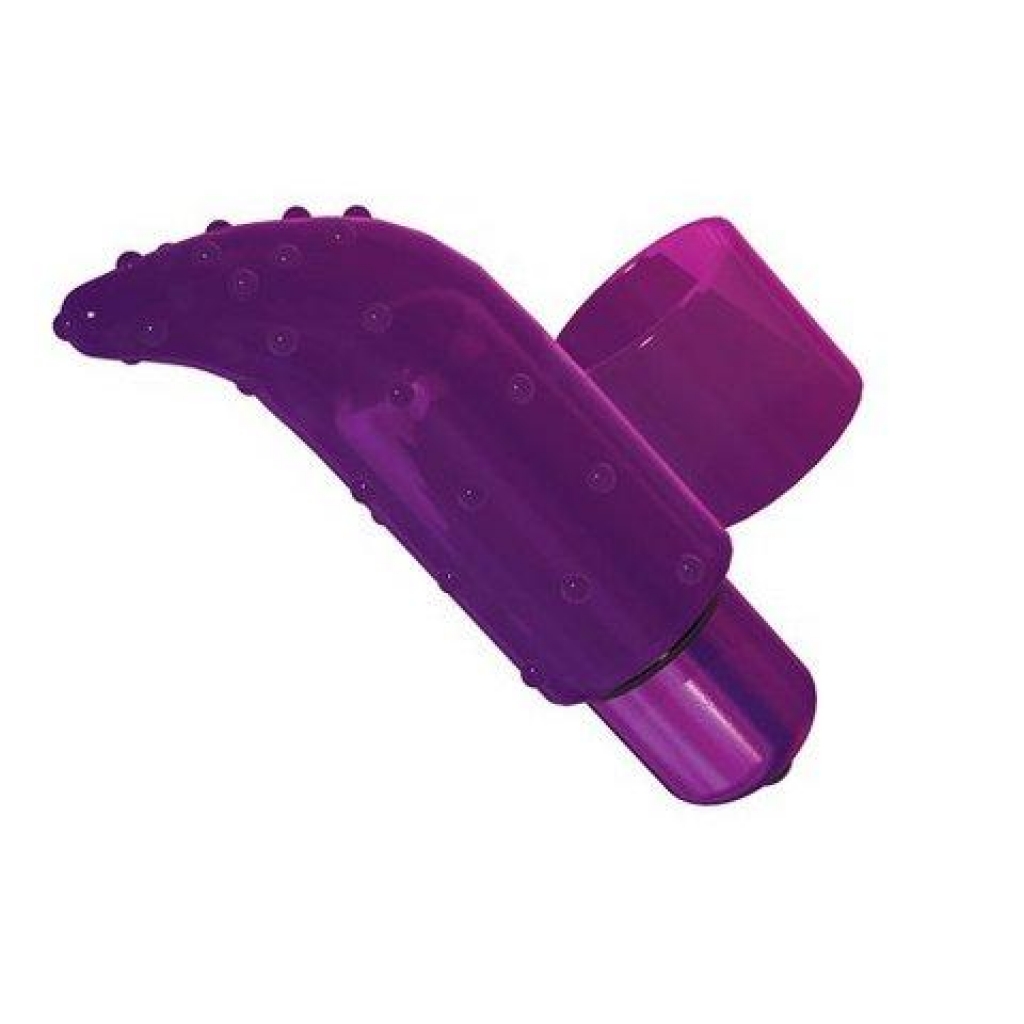 Frisky Finger Massager W/power Bullet Purple