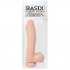 Basix Rubber Works 10 inches Dong Suction Cup Beige