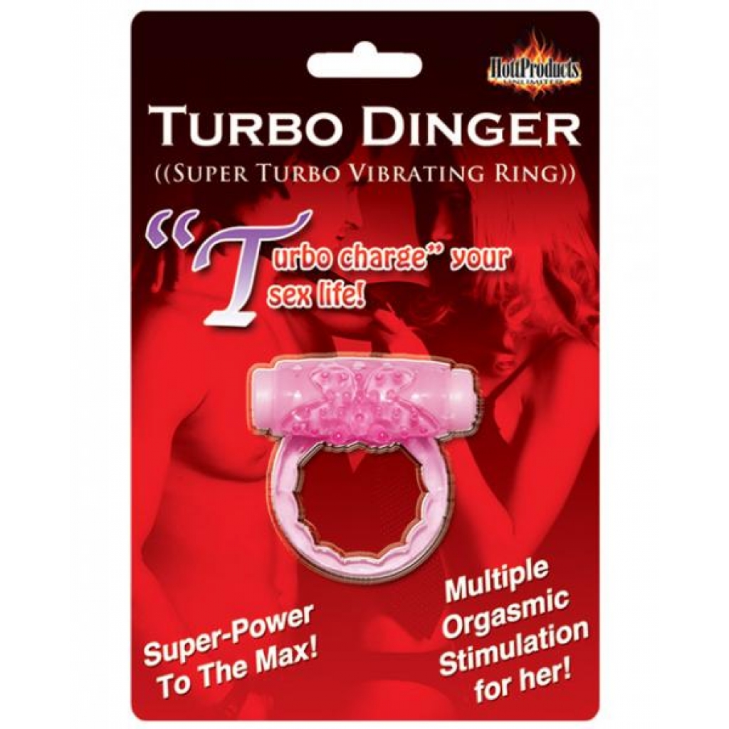 Humm Dinger Turbo Penis Ring Magenta