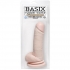 Basix Rubber 8 inches Dong Suction Cup Beige