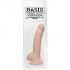 Basix Rubber Works 9 inches Dong with Suction Cup Beige