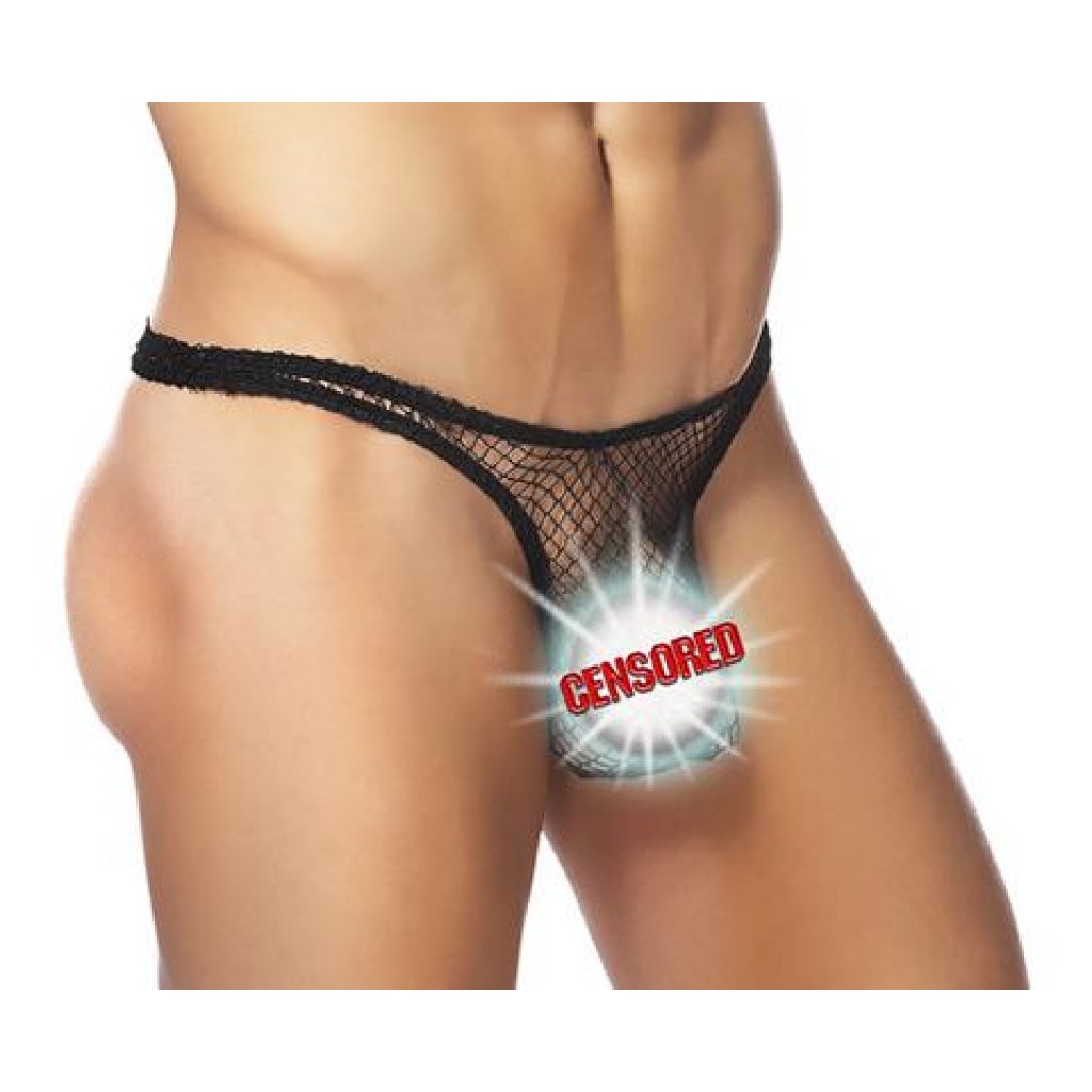 Male Power Stretch Net Bong Thong S/M Underwear