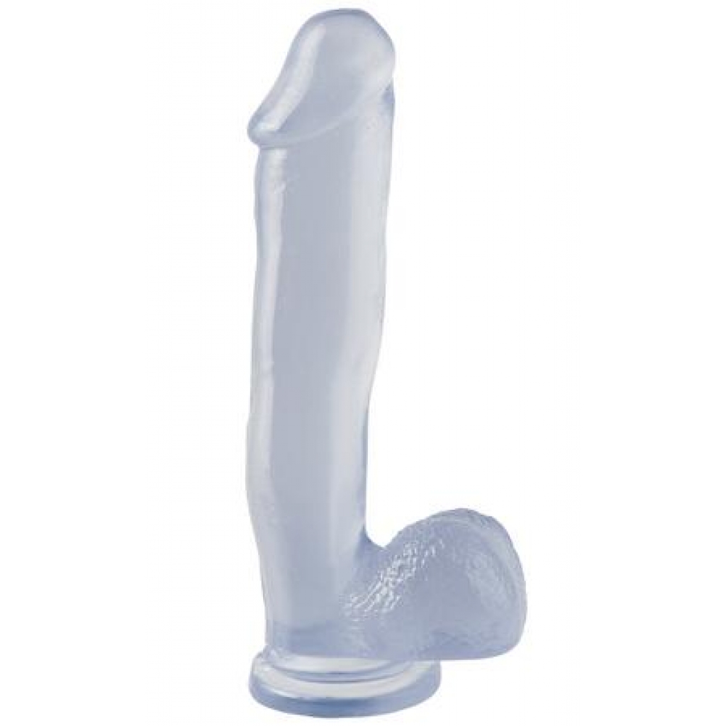 Basix Rubber Works 12 inches Dong Suction Cup Clear