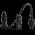 Deluxe Wonder Plug Inflatable Vibrating Black