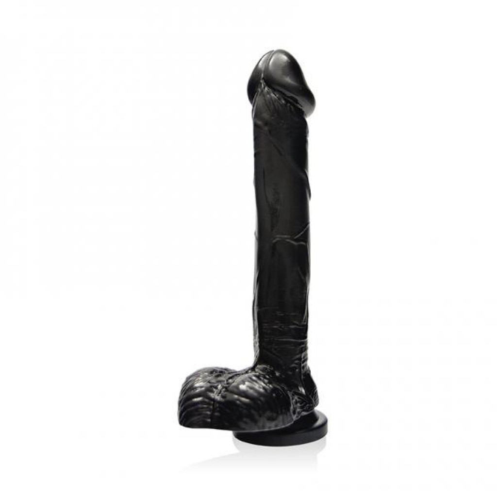 9 inches Penis with Balls & Suction Cup Black
