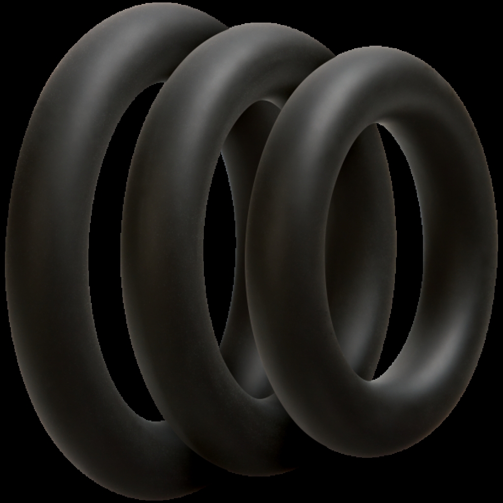 Optimale 3 C Ring Set Thick Black