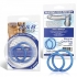 C & B Gear Silicone Penis Ring Set Blue