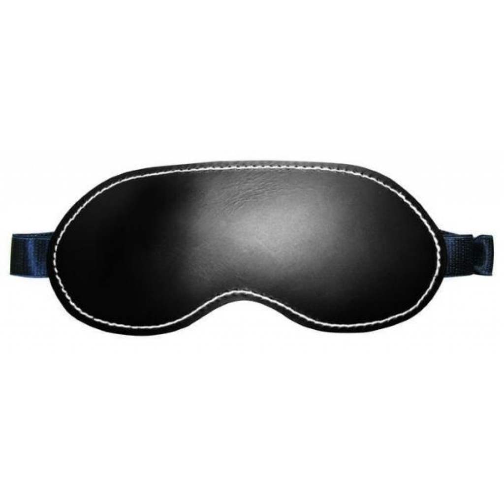 Edge Leather Blindfold Black OS