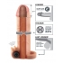 Vibrating Real Feel 2 Inches Extension - Beige