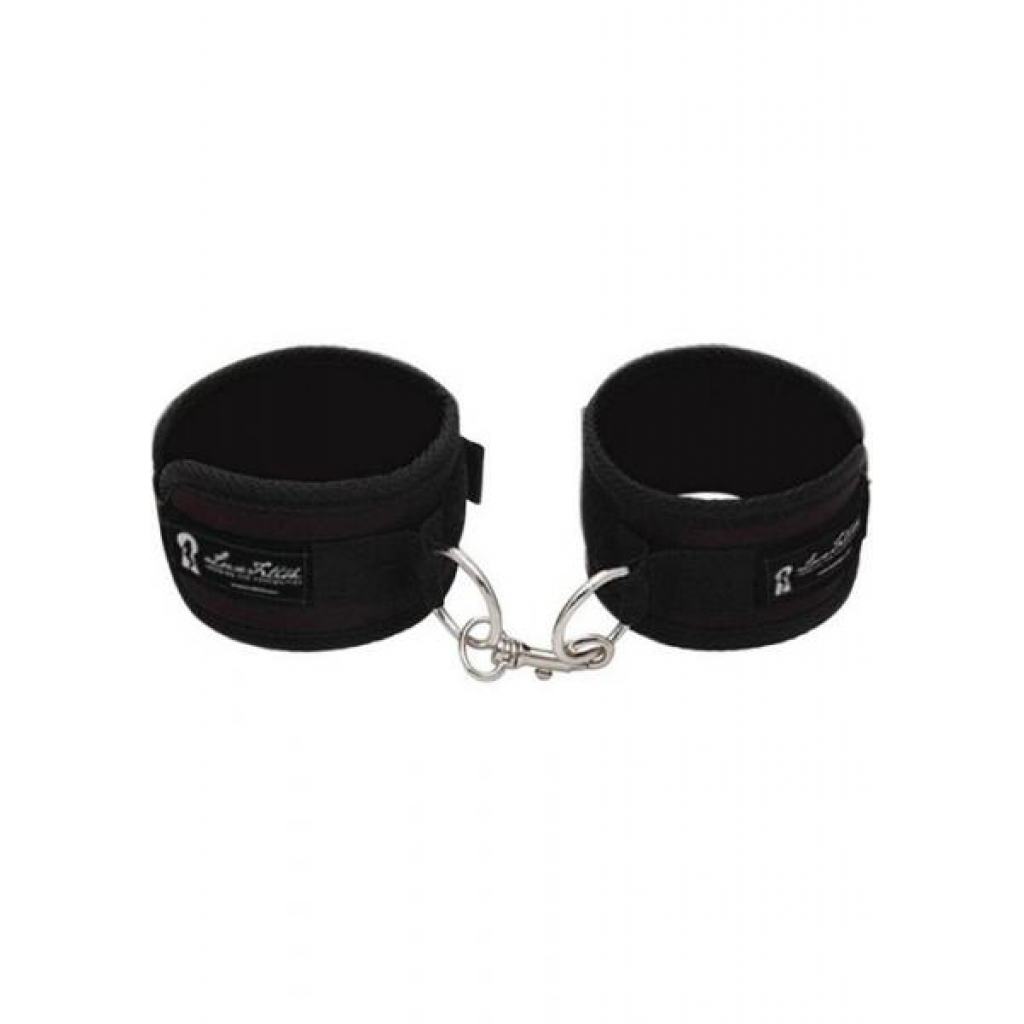 Lux Fetish Quality Love Cuffs Black
