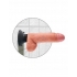 King Penis 7 inches Vibrating Penis with Balls Beige