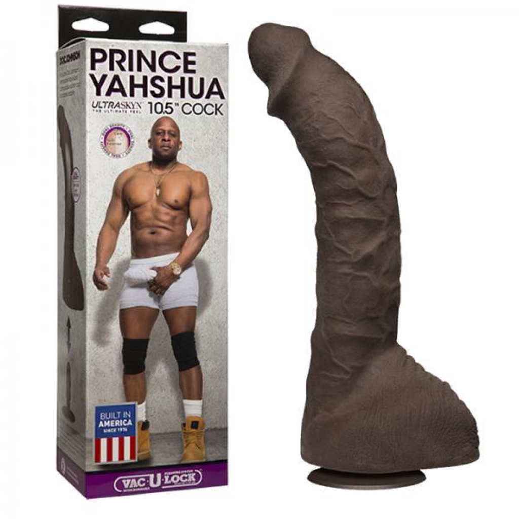 Prince Yahshua Ultraskyn 10.5 inches Penis Brown Dildo