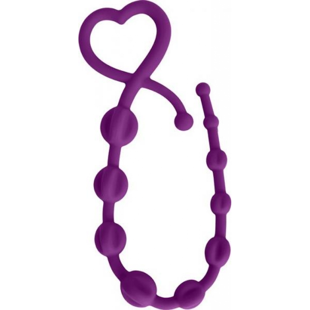 Gossip Hearts N Spurs Violet Purple Anal Beads