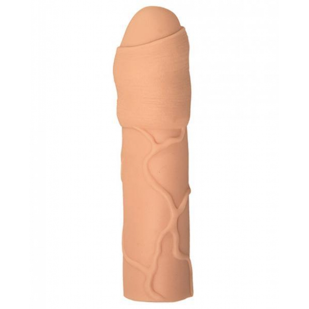 Natural Realskin Uncircumcised Xtender Vibrating Beige