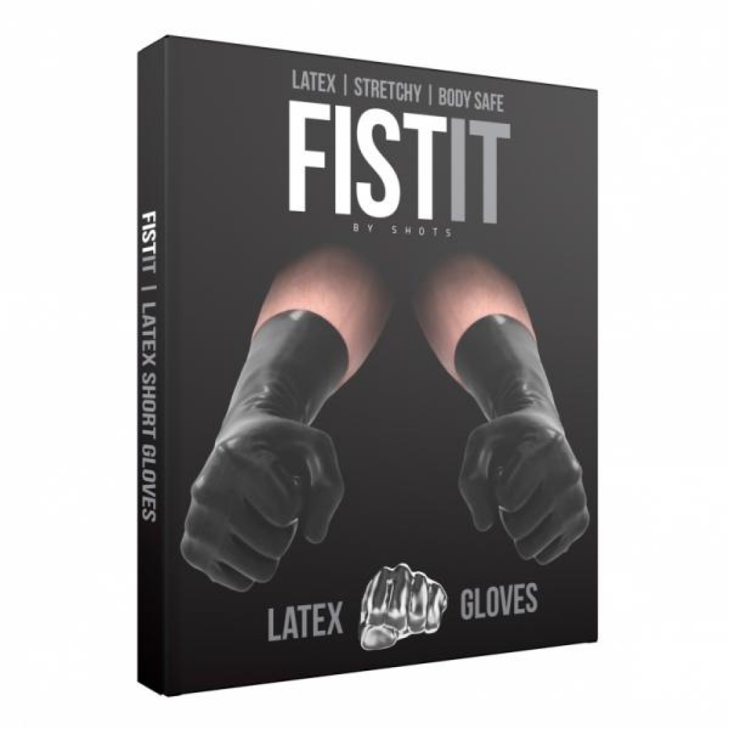 Fist-it Latex Short Gloves - Black