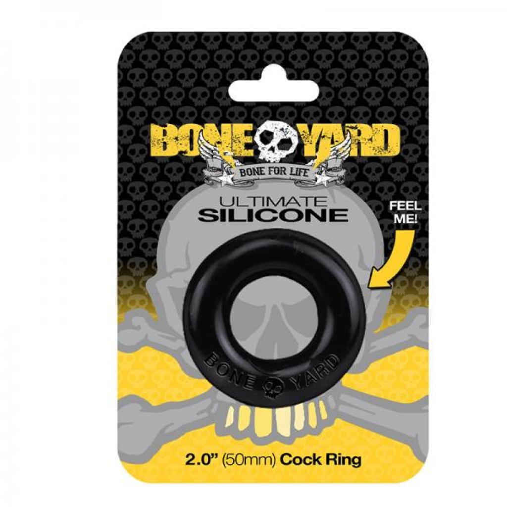 Boneyard Ultimate Silicone Penis Ring Black
