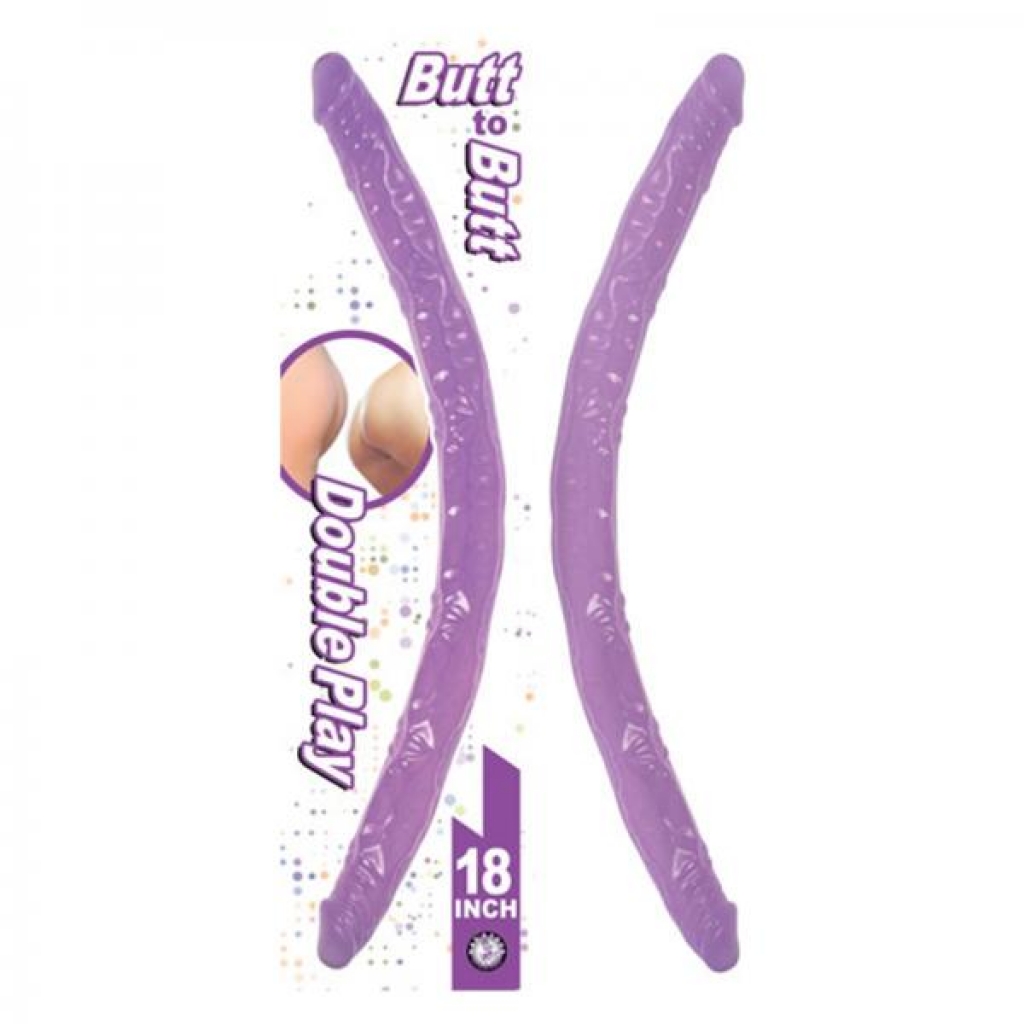 Butt To Butt Double Play Dong 18in Lavender