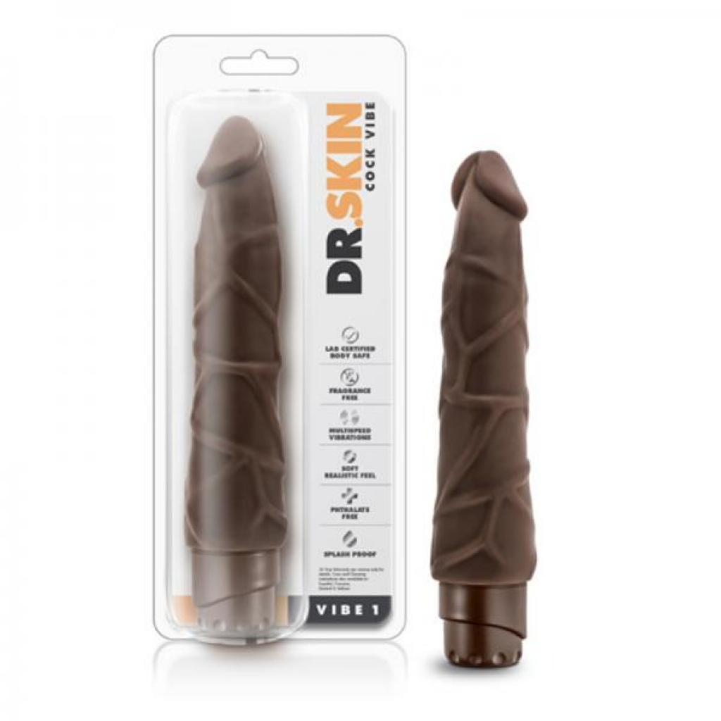 Dr. Skin - Penis Vibe - Vibe 1 - Chocolate