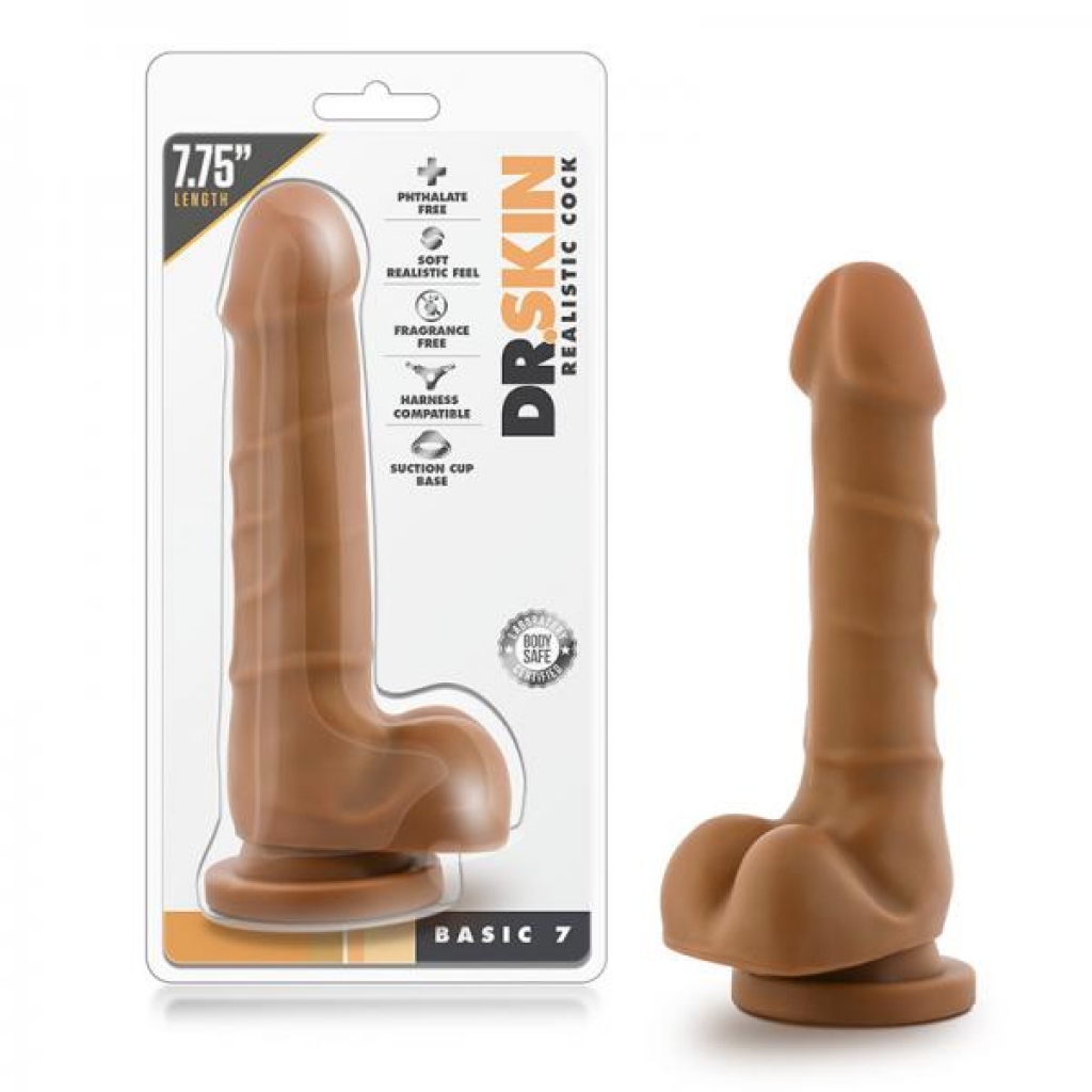 Dr. Skin - Realistic Penis - Basic 7 - Mocha