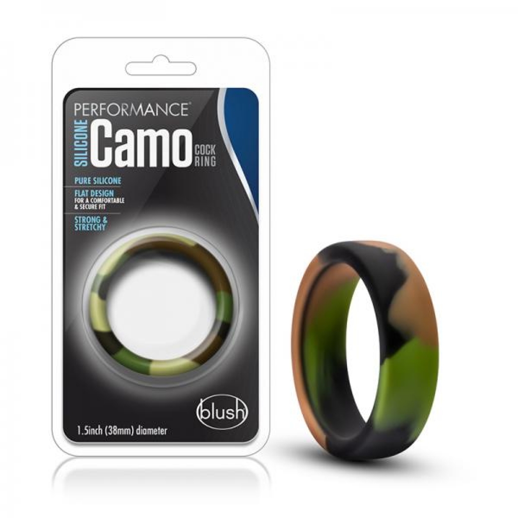 Performance - Silicone Camo Penis Ring - Green Camoflauge