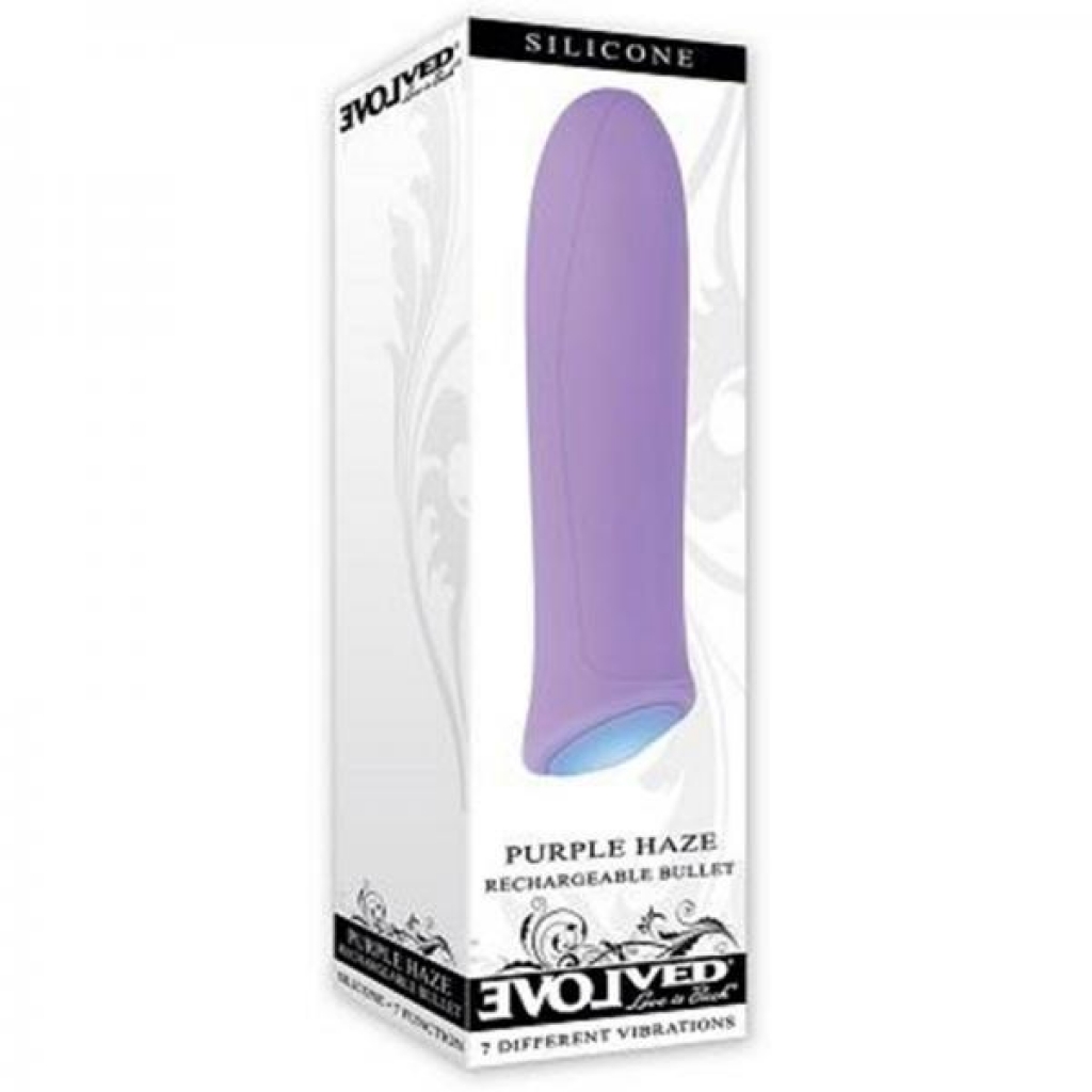 Evolved Purple Haze Rechargeable Bullet 7 Function Silicone Waterproof