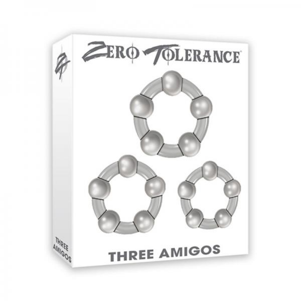 Three Amigos Penis Ring Set Of 3