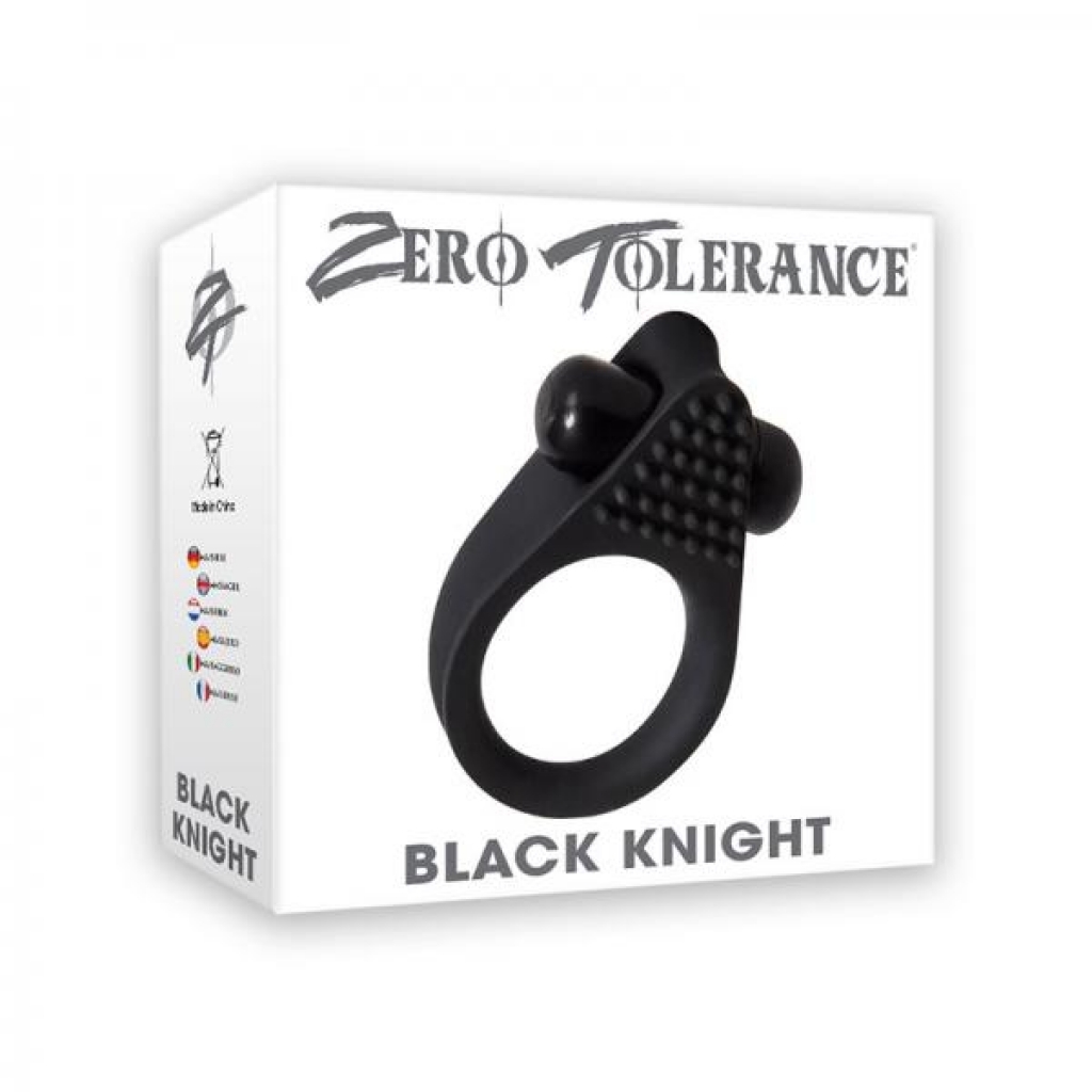 Zt The Black Knight Vibrating Penis Ring