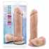 Au Natural 9.5 inches Dildo with Suction Cup Beige