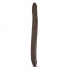 Dr Skin 16 inches Double Dildo Chocolate Brown