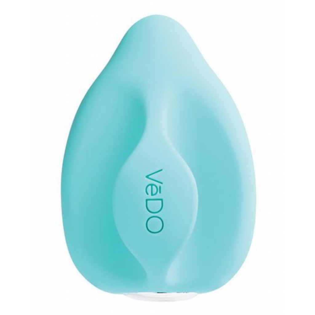 Vedo Yumi Rechargeable Finger Vibe - Tease Me Turquoise