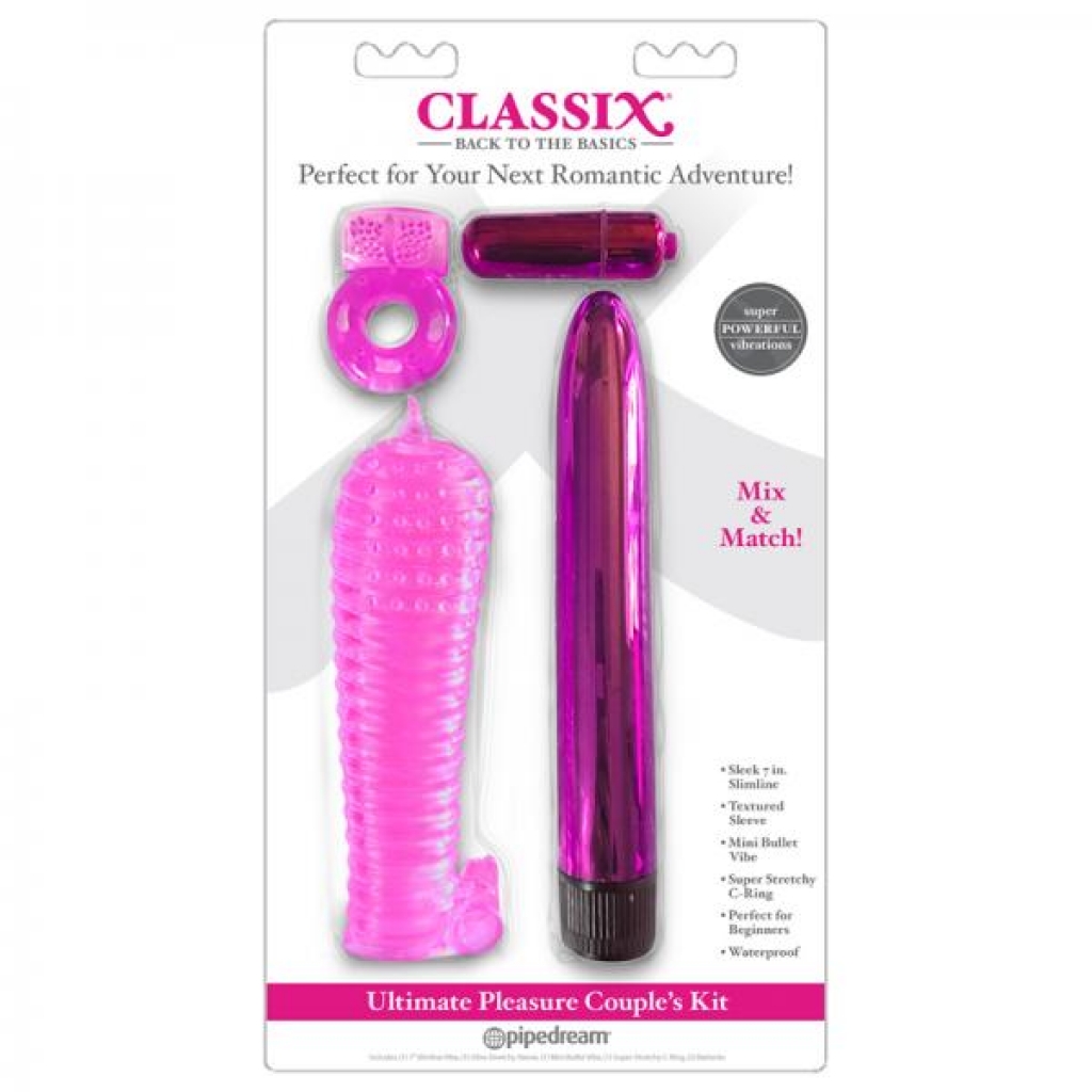 Classix Ultimate Pleasure Couples Kit,pink