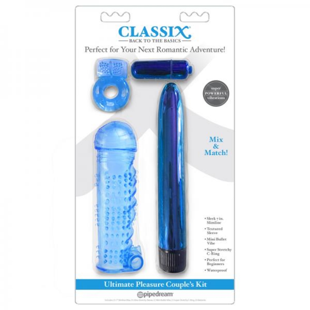 Classix Ultimate Pleasure Couples Kit,blue