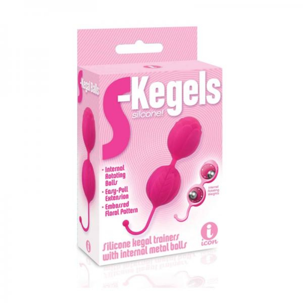 The 9's S-kegal Silicone Kegal Balls Pink