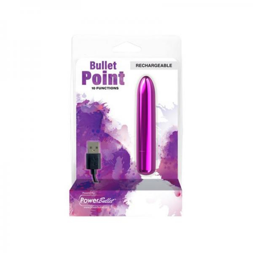 Power Bullet Point Rechargeable - Purple