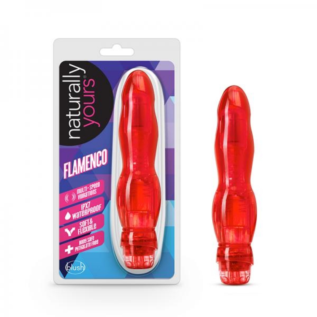 Naturally Yours - Flamenco Vibrator - Red