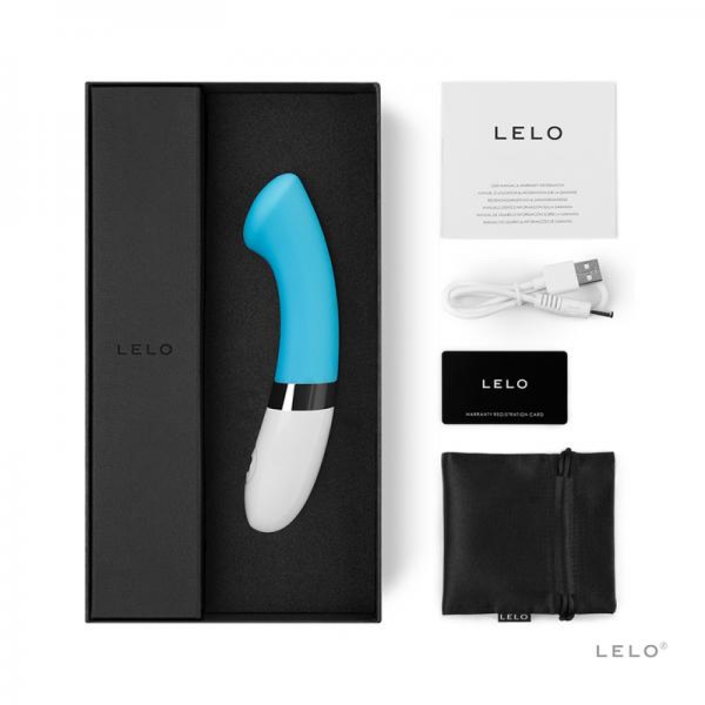 Lelo Gigi 2 G-spot Vibrator Rechargeable - Turquoise Blue