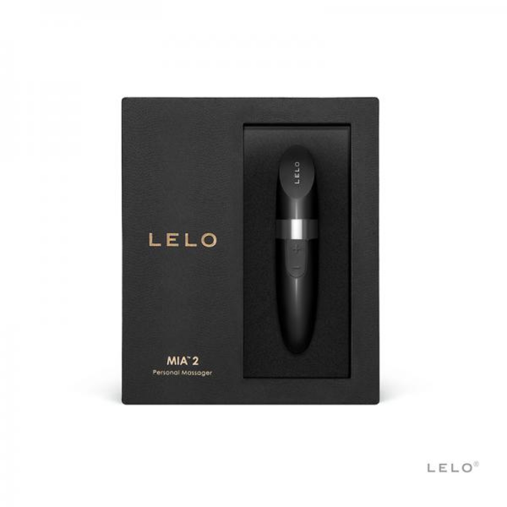 Lelo Mia 2 Rechargeable Lipstick Vibe - Black