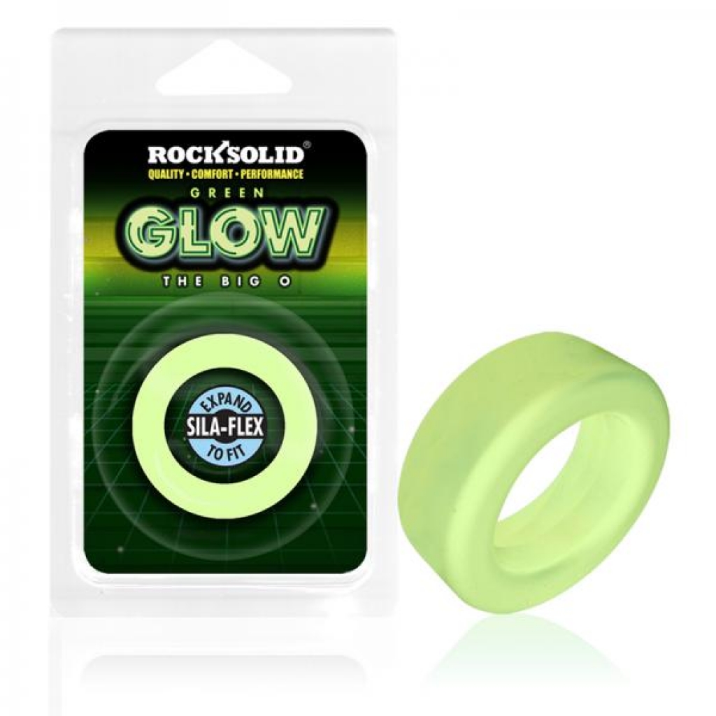 Rock Solid Sila-flex Glow-in-the-dark Big O C-ring Green