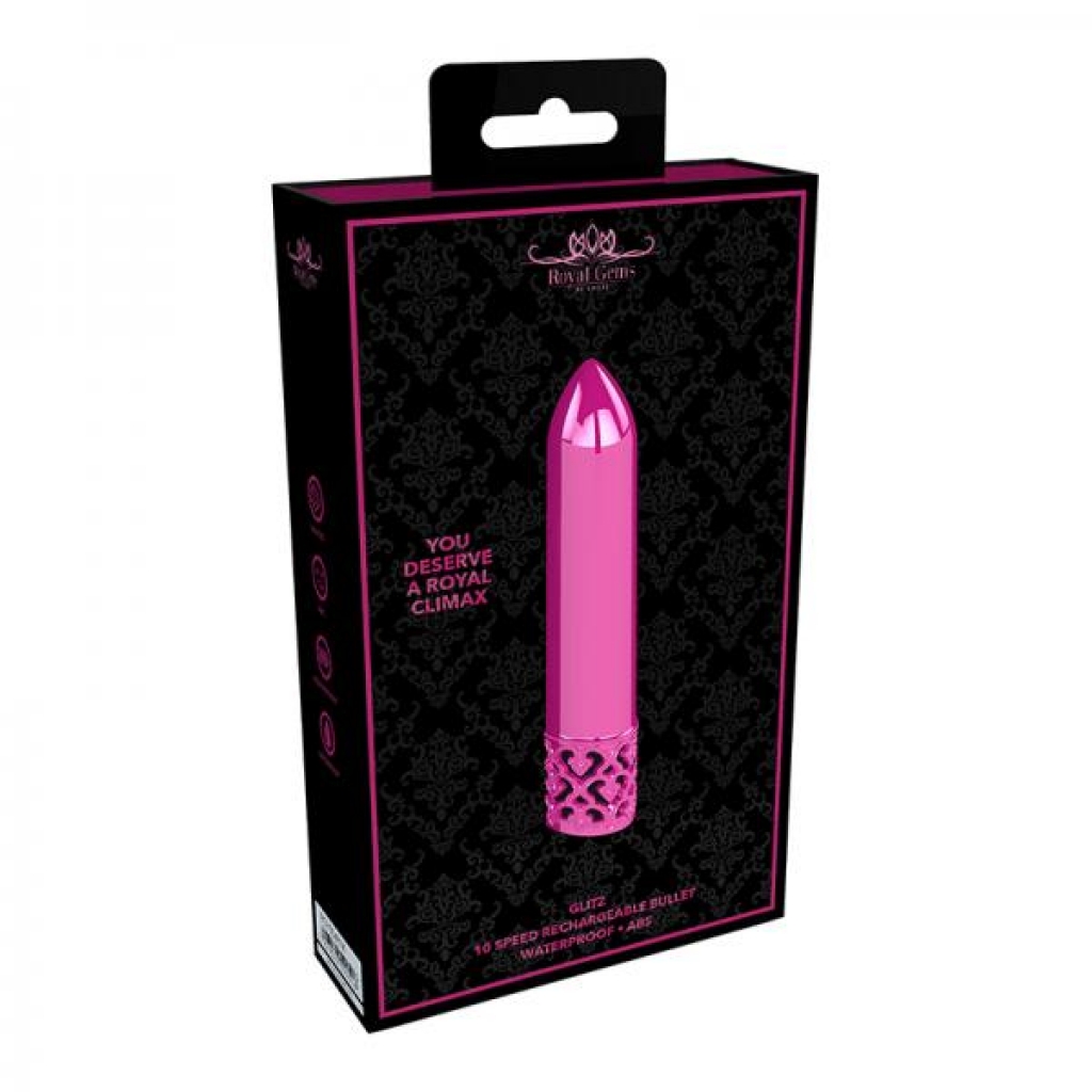Royal Gems - Glitz - Abs Rechargeable Bullet - Pink