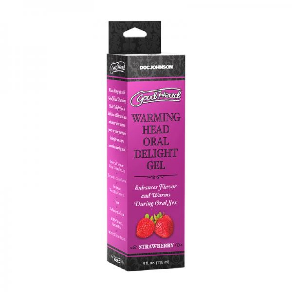 Goodhead Warming Head Oral Delight Gel Strawberry 4 Oz.
