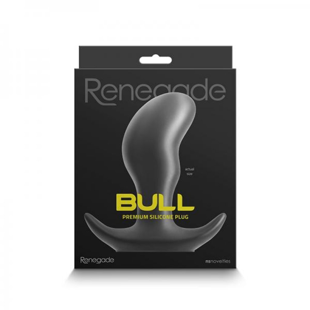 Renegade Bull Anal Plug Black Small