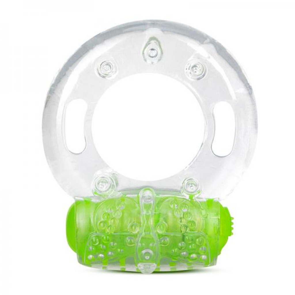 Play With Me - Arouser Vibrating C-ring - Green