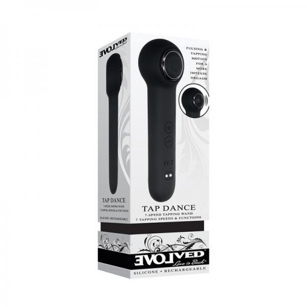Evolved Tap Dance Rechargeable Silicone Black