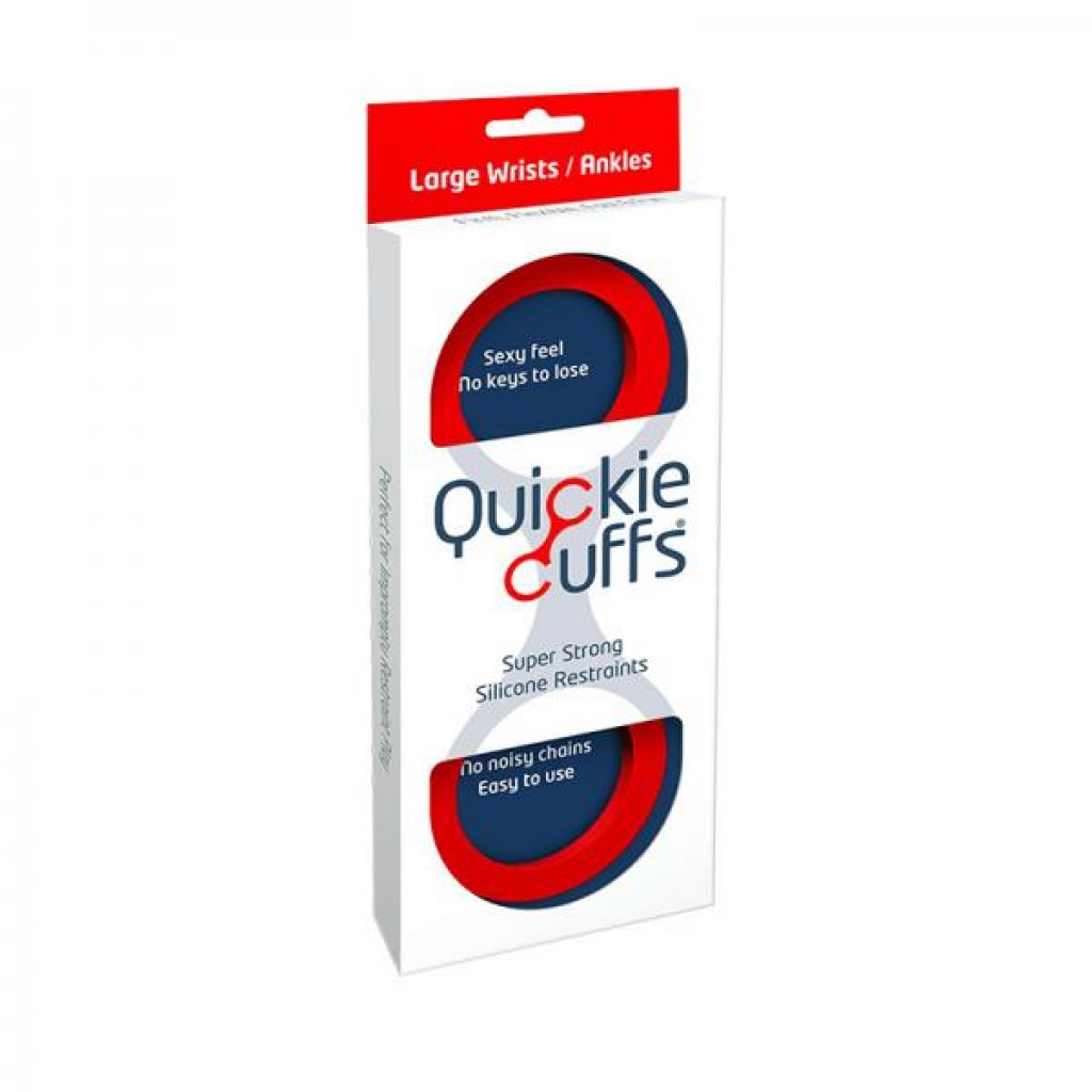 Quickie Cuffs Large Red