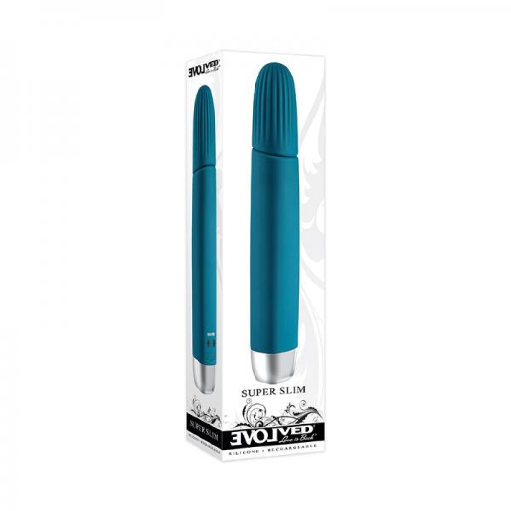 Evolved Super Slim Silicone Rechargeable Teal