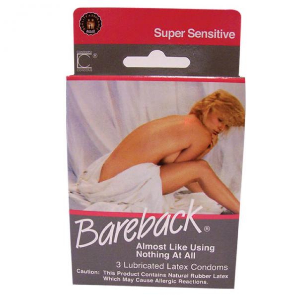 Contempo Bareback Condoms 3 Package