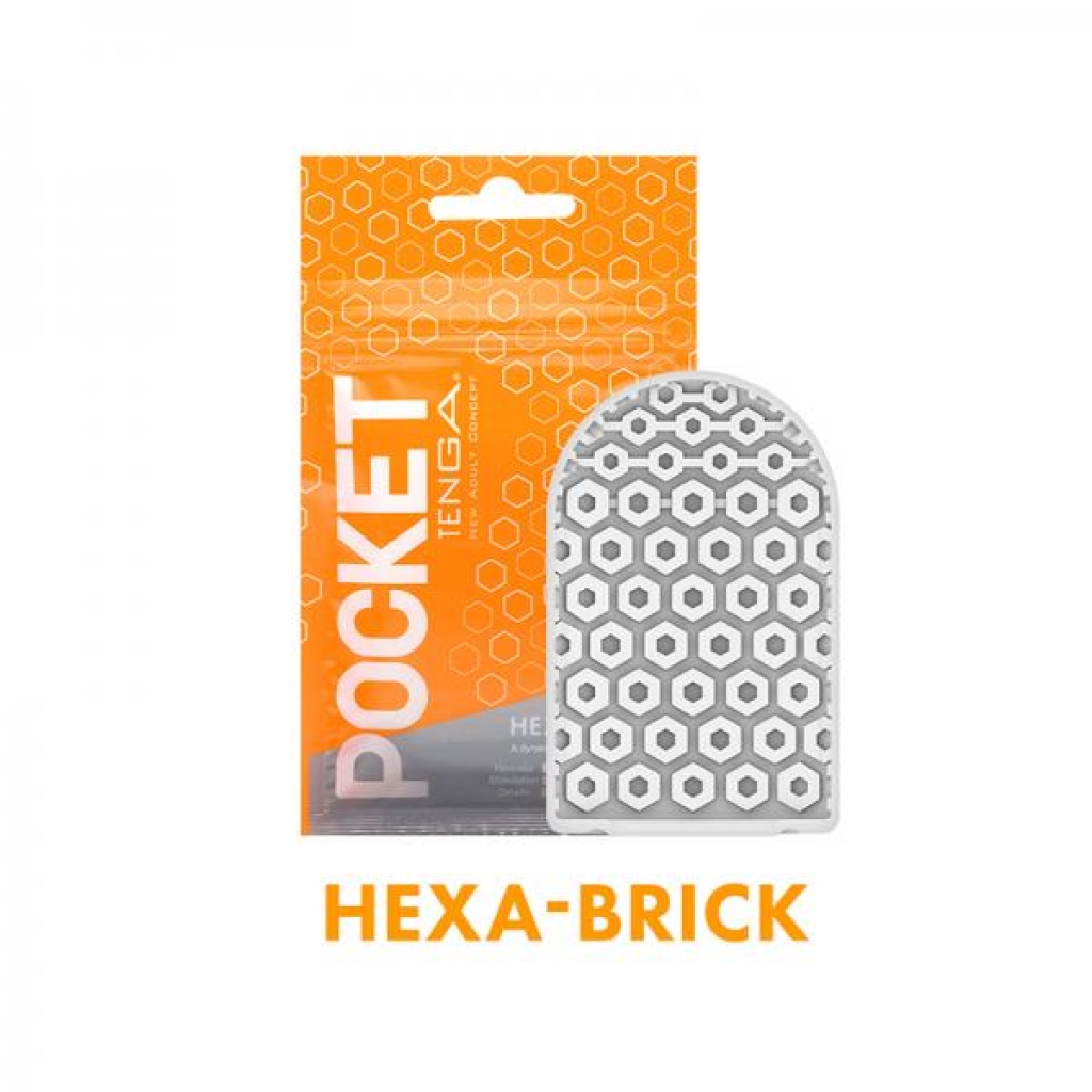 Tenga Pocket Masturbator Sleeve Hexa Brick