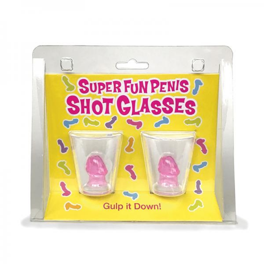 Super Fun Penis Shot Glasses Set Of 2